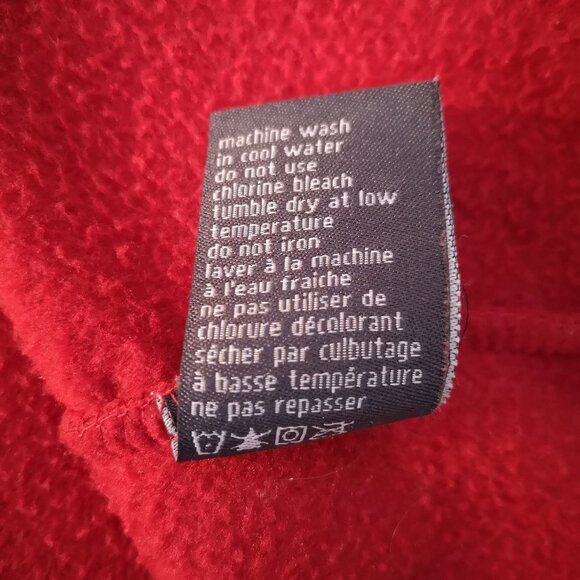 Nevada Men's 1/4 Zip Red Fleece Pullover - Picture 5 of 9